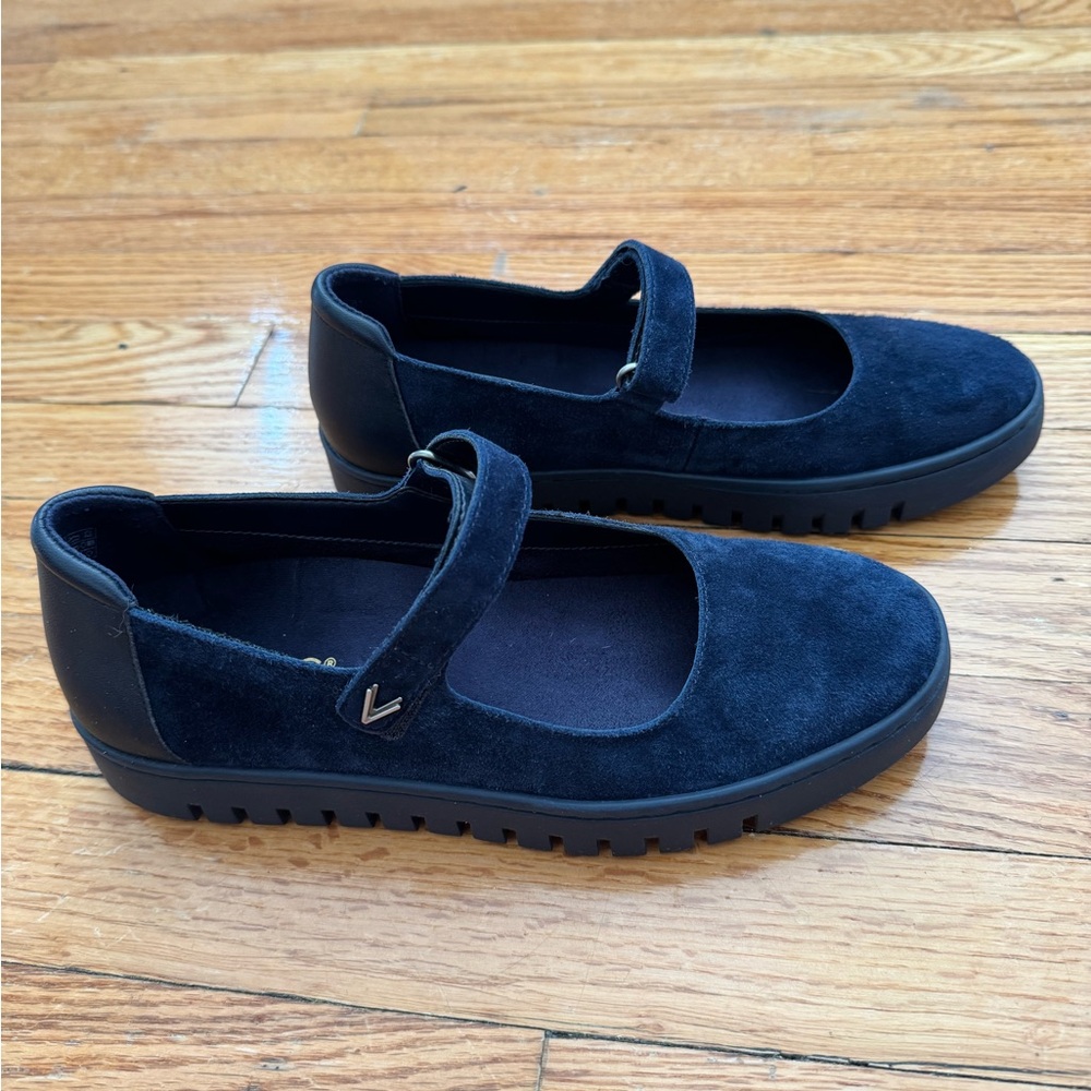 Vionic Uptown Mary Jane - Navy Blazer Suede - Picture 4 of 5